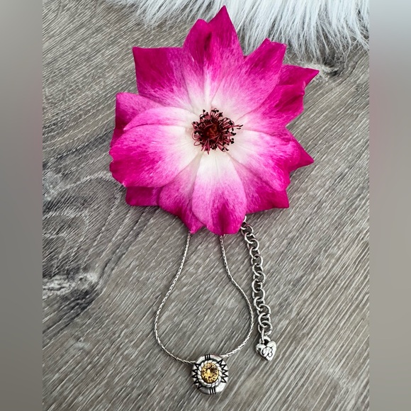 💞 BRIGHTON Fortino Petite Reversible Crystal Pendant Necklace - Picture 2 of 7